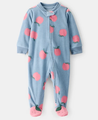 Carter's Baby Girls Zip-Up Sleep and Play Coverall