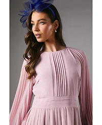 Coast Women's Placement Print Pleat Dress