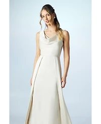 Coast Sleeveless Cowl Neck Bridesmaid Dress