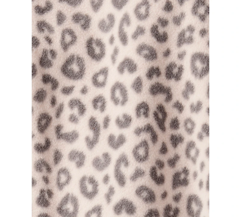 Carter's Baby Girls Leopard Print Long Sleeves Sleep and Play Pajamas