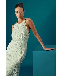 Coast Textured Sleeveless Midi Dress