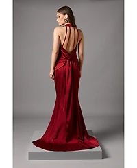 Coast Halter Neck Satin Maxi Dress