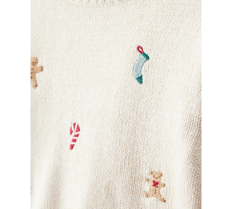 Carter's Baby Boys Printed Sweater and Pants, 2-Piece Set