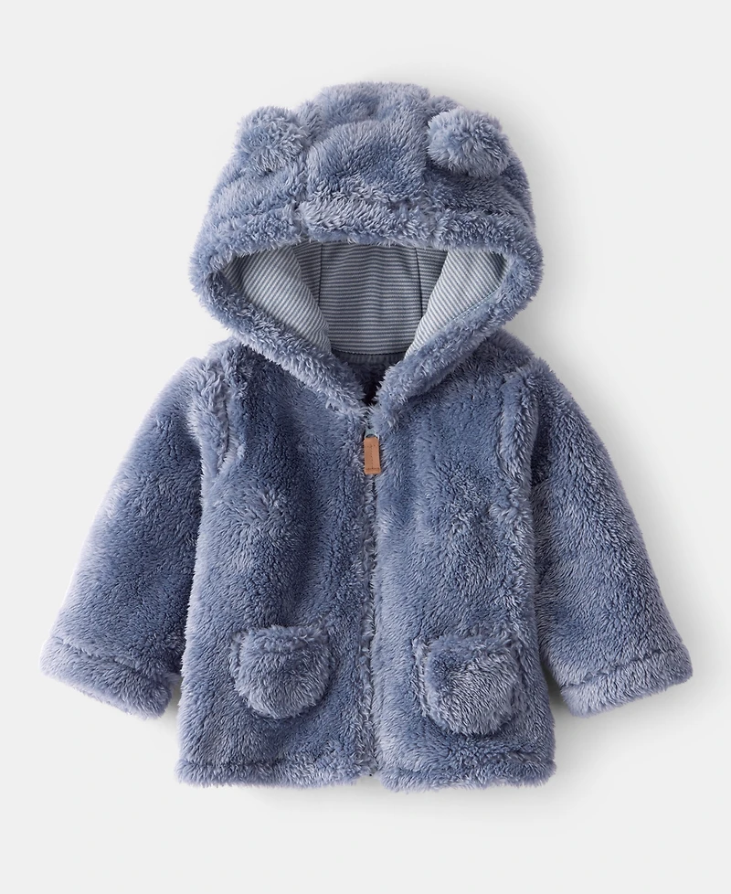 Carter's Baby Boys Zip-Up Sherpa Hoodie