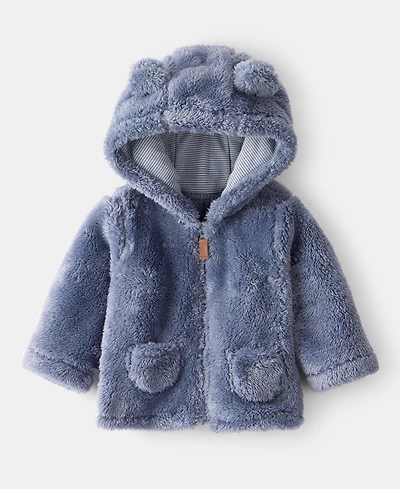 Carter's Baby Boys Zip-Up Sherpa Hoodie