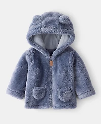Carter's Baby Boys Zip-Up Sherpa Hoodie