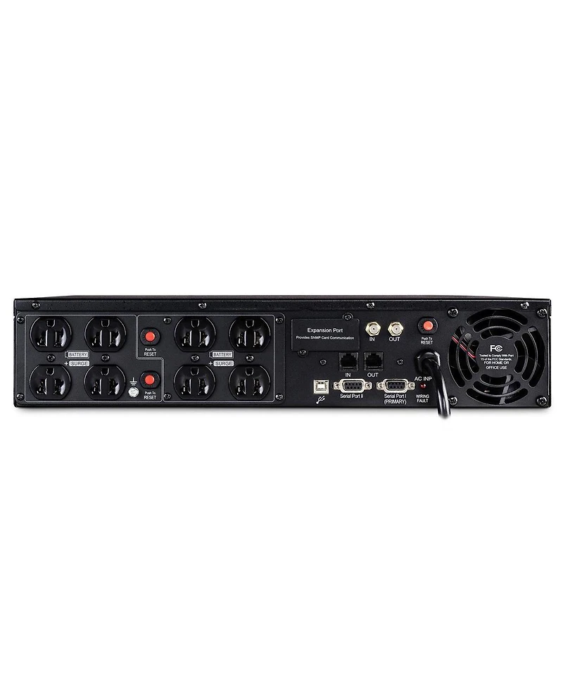 CyberPower OR1500LCDRT2U 2U Rack/Tower 8 Outlets 1500VA 900W Avr Smart App Intelligent LCD Equipped Ups