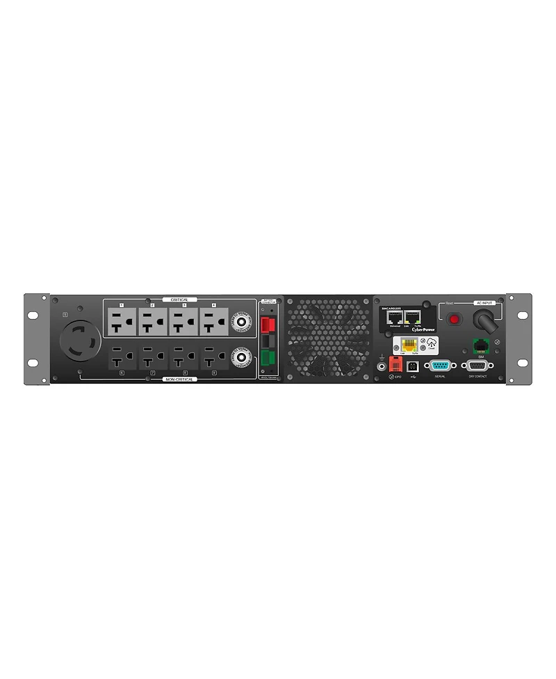 CyberPower PR3000RTXL2UACN 3000VA/3000W Smart App Sinewave Rack/Tower Ups with Built-In Cloud Monitoring