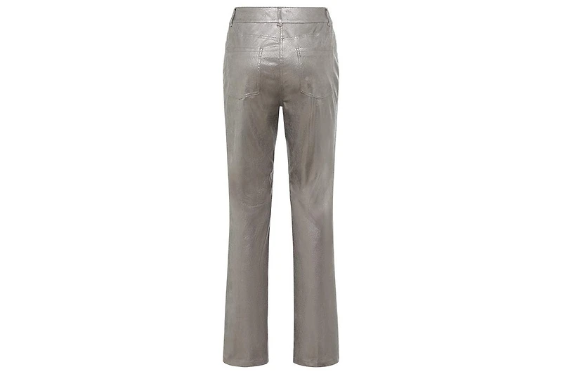 Olsen Women's Metallic Soft Leather Look Pant