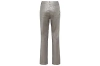 Olsen Women's Metallic Soft Leather Look Pant