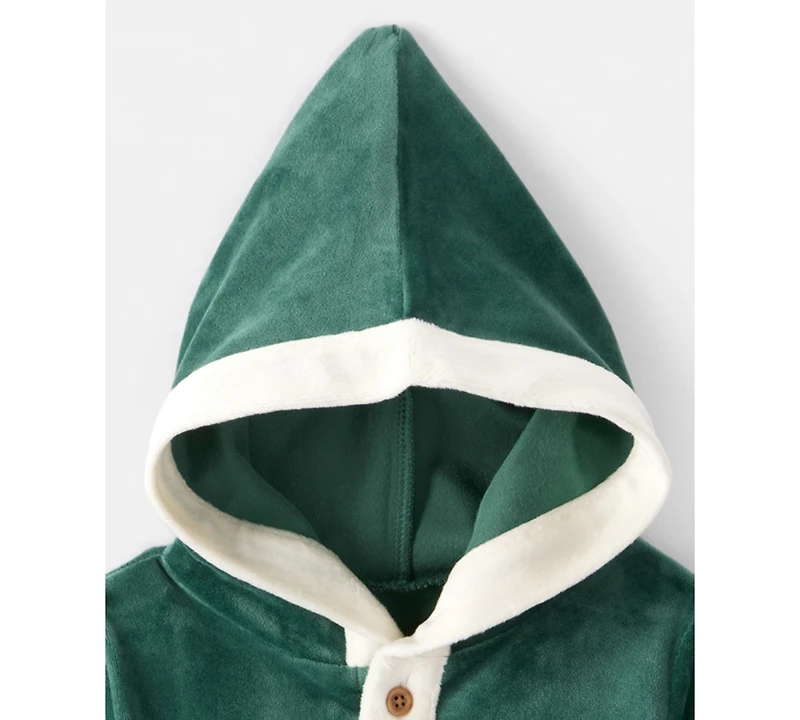 Carter's Baby Boys Elf Style Hooded Jumpsuit