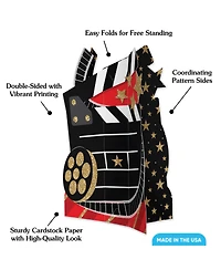 Big Dot of Happiness Freestanding 3D Red Carpet Centerpiece Table Decorations
