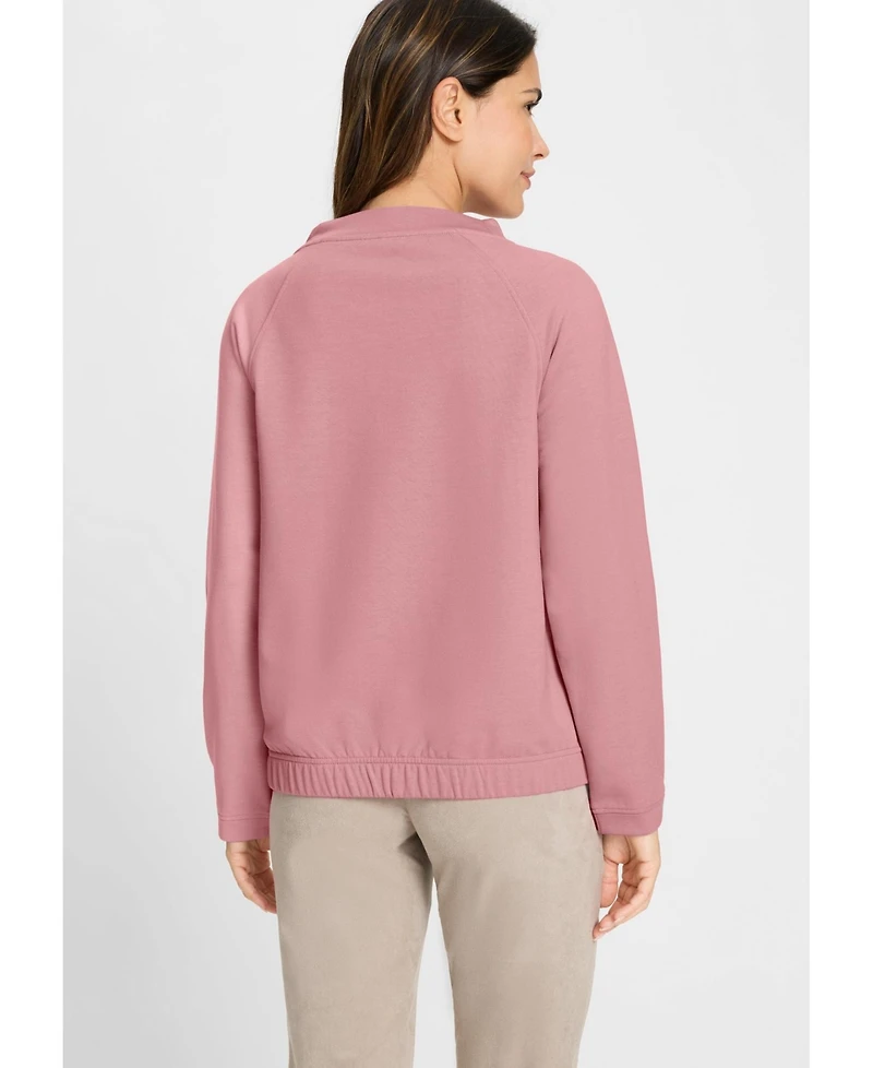 Olsen Women's Funnel Neck Jersey Top