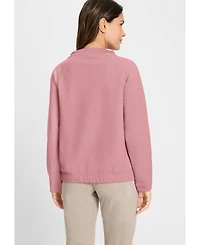 Olsen Women's Funnel Neck Jersey Top