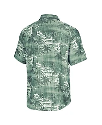 Tommy Bahama Men's Green Bay Packers Coconut Point Isla Palmetto Camp Button-Up Shirt