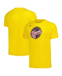 Nike Men's Gold Indiana Fever Logo Performance T-Shirt