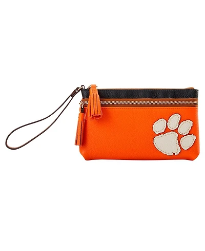Dooney & Bourke Clemson Tigers Infield Double-Zip Wristlet