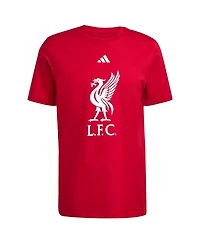 Adidas Men's Red Liverpool Dna Graphic T-Shirt