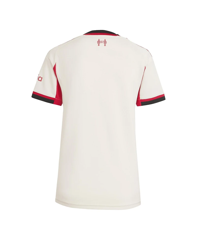 Adidas Women's White Liverpool 2025/26 Away Replica Jersey