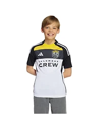 adidas Big Boys and Girls White Columbus Crew 2025 Third Replica Jersey