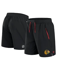 Fanatics Men's Black Chicago Blackhawks Authentic Pro Rink Performance Shorts