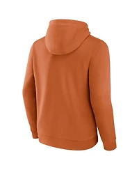 Fanatics Men's Texas Orange Longhorns Second Wind Distressed Pullover Hoodie