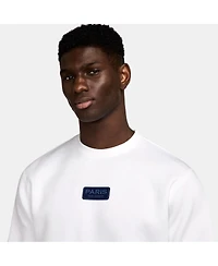 Nike Men's White Paris Saint-Germain Club Pullover Sweatshirt