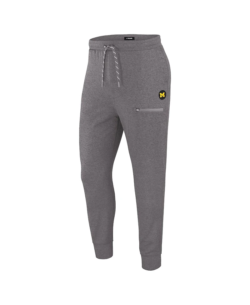J. Palmer Men's Graphite Michigan Wolverines Home Game Joggers Pants