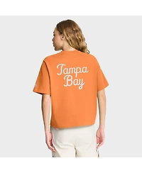 Nike Women's Orange Tampa Bay Buccaneers Rewind Pocket Boxy T-Shirt