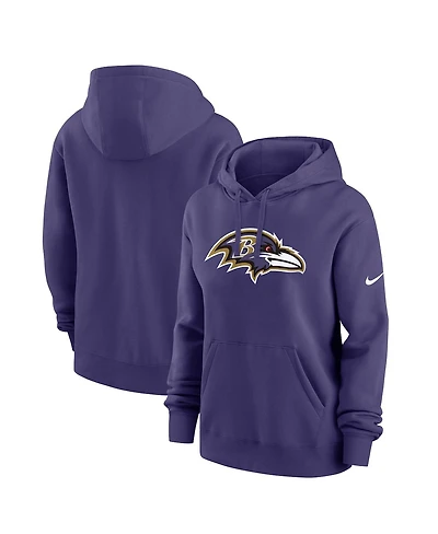 Nike Women's Purple Baltimore Ravens Club Fleece Pullover Hoodie