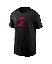 Nike Men's Black Atlanta Falcons Primetime Local Essential T-Shirt