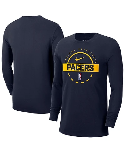 Nike Men's Navy Indiana Pacers Authentic Long Sleeve Practice T-Shirt