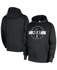 Nike Men's Black Miami Heat 2025/26 Authentic Practice Club Pullover Hoodie