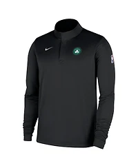 Nike Men's Black Boston Celtics 2025/26 Authentic Coaches Quarter-Zip Pullover Jacket