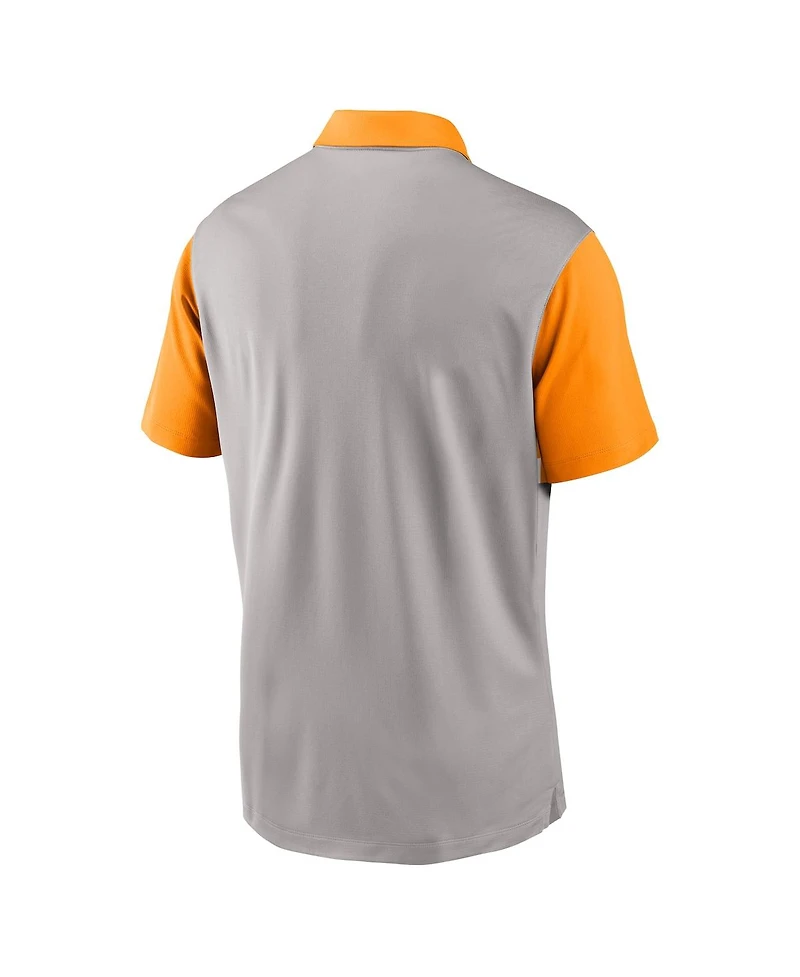 Nike Men's Gray/Tennessee Orange Tennessee Volunteers Vapor Performance Polo Shirt
