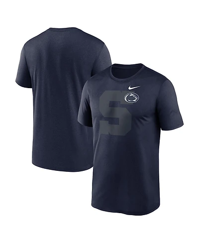 Nike Men's Navy Penn State Nittany Lions Campus Shadow Legend Performance T-Shirt