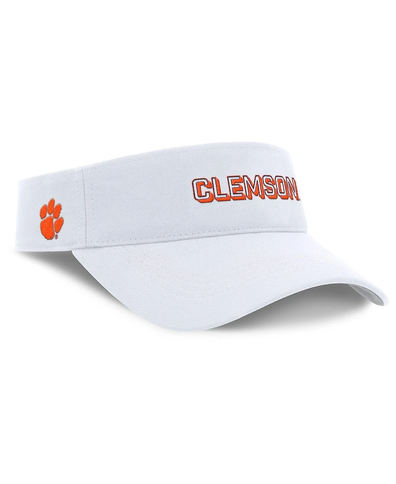 Nike Men's White Clemson Tigers 2025 On-field Gameday Performance Ace Adjustable Visor Hat