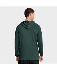 Nike Men's Green Michigan State Spartans 2025 Sideline Performance Long Sleeve Hoodie T-Shirt
