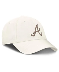 Nike Men's Stone Atlanta Braves Club Adjustable Hat