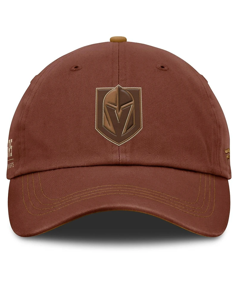 Fanatics Men's Brown Vegas Golden Knights Fall Leaves Timber Adjustable Hat