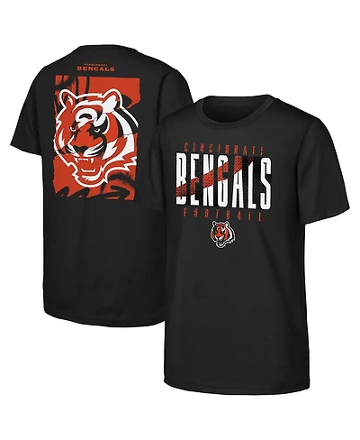 Outerstuff Big Boys and Girls Black Cincinnati Bengals Posterize T-Shirt