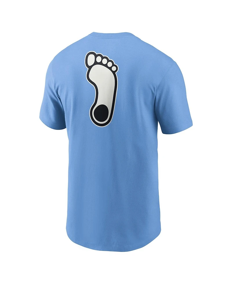 Jordan Men's Valor Blue North Carolina Tar Heels Record Shattered 2-Hit T-Shirt