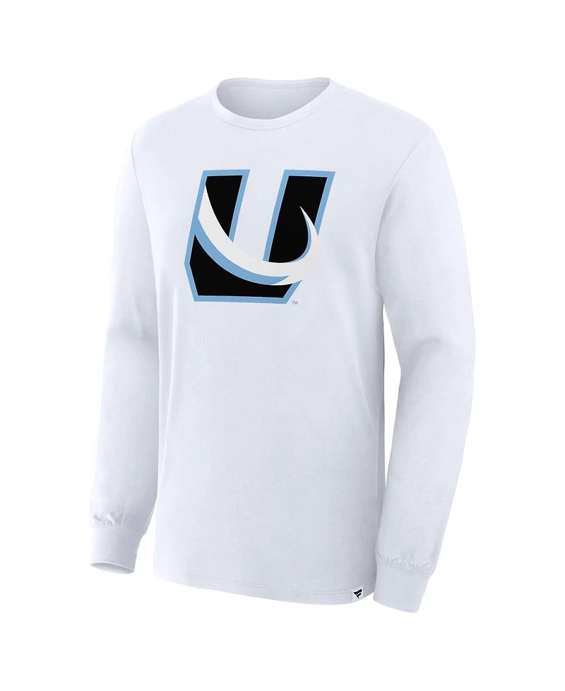 Fanatics Men's White Utah Mammoth Alternate Logo Legacy Long Sleeve T-Shirt