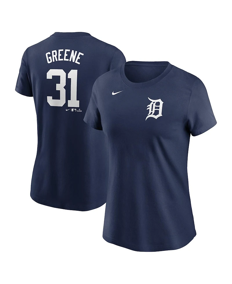 Nike Women's Riley Greene Navy Detroit Tigers Fuse Name Number T-Shirt