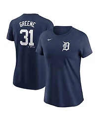 Nike Women's Riley Greene Navy Detroit Tigers Fuse Name Number T-Shirt