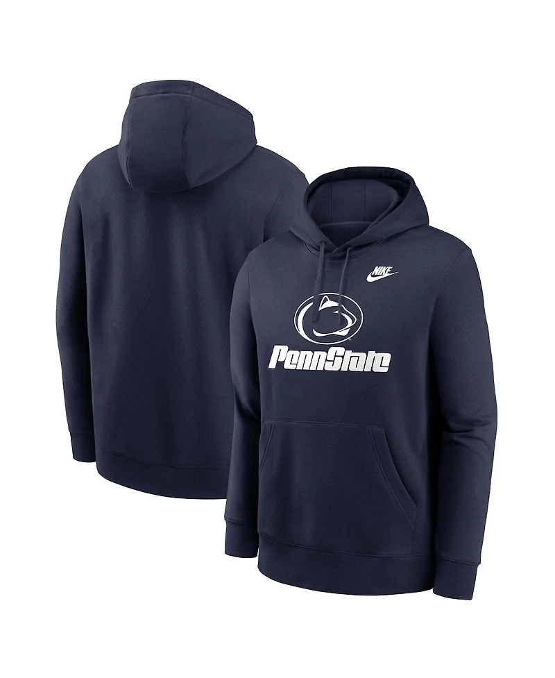 Nike Men's Navy Penn State Nittany Lions Vault Club Hoodie