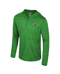 Colosseum Men's Green Oregon Ducks Always Sunny Lightweight Quarter-Zip Hoodie