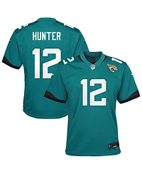 Nike Big Boys and Girls Travis Hunter Teal Jacksonville Jaguars Team Game Jersey