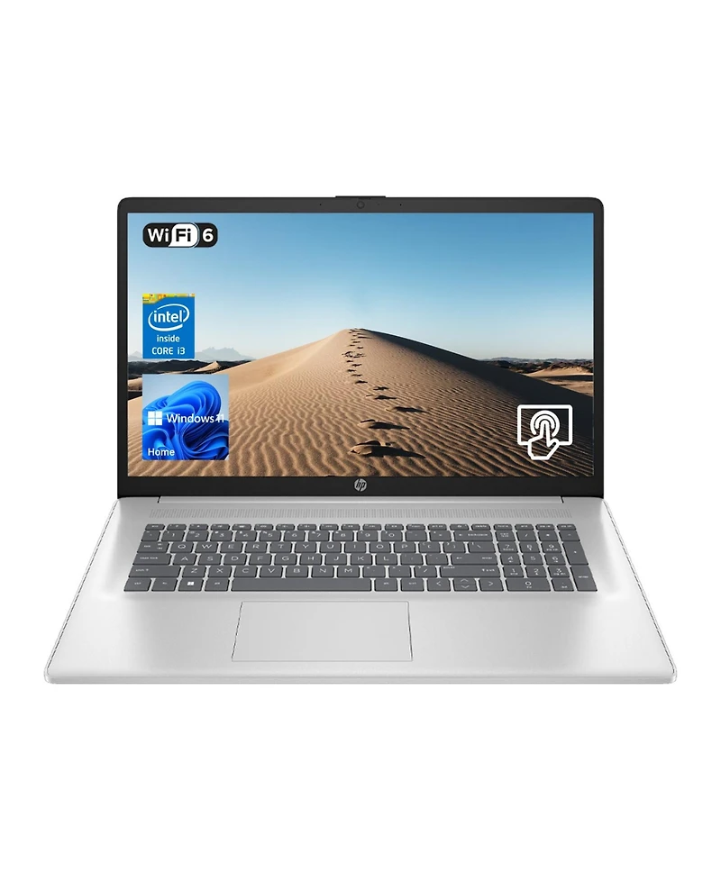 Hp Essential 17.3" Entry Traditional Laptop Intel Core i3 N305 4GB Ram Intel Uhd Graphics 128GB eMMC Storage Windows 11 Home Hd+ 60Hz - Silver