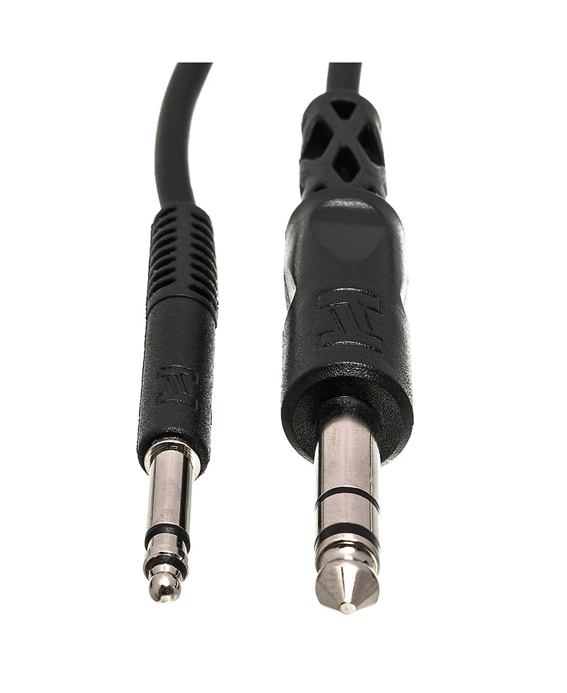 Hosa Technology 1/4" Stereo Trs Male Phone to Tt Male Bantam Cable, 5'